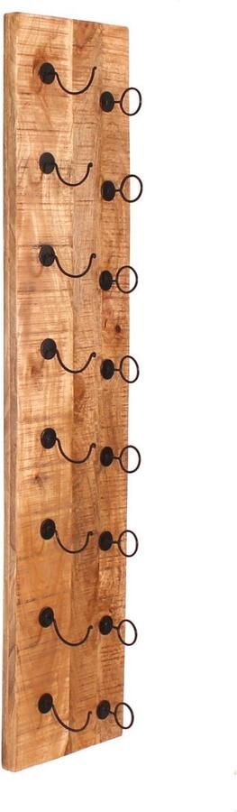 Wijnrek Indus 33x148x16 cm Indus Mango Breedte 33 cm Hoogte 148 cm Diepte 16 cm