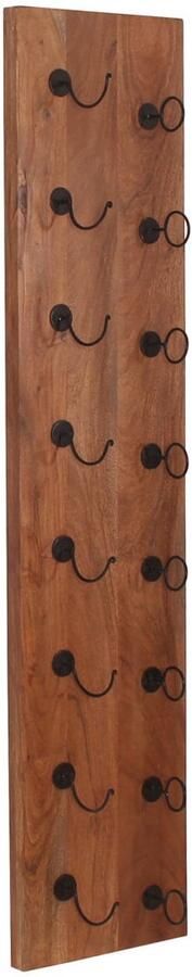 Wijnrek Mali 33x148x16 cm Mali Mango Breedte 33 cm Hoogte 148 cm Diepte 16 cm