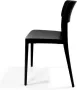 Essentials Wing stoel zwart set van 6 stapelstoel Plastic 5091 - Thumbnail 2