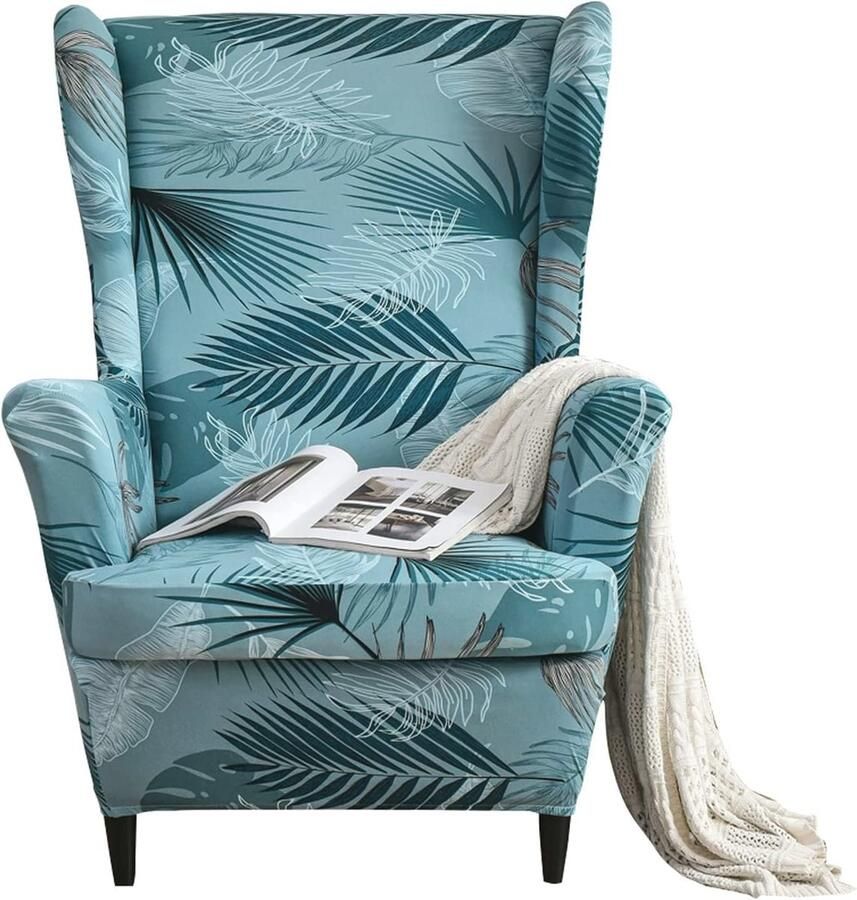 Wingback Stoelhoes Set voor Fauteuils 2 Delige Hoes voor Woonkamer en Slaapkamer