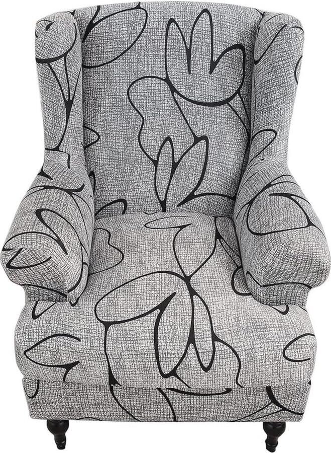 Wingstoel slipcovers 2 stuks Softhoes voor fauteuils Bescherming met stijl