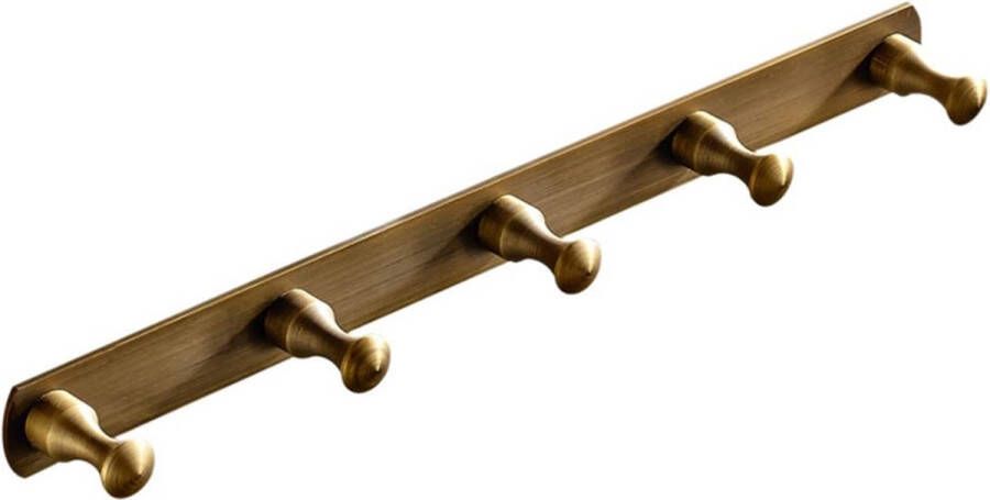 Wisyurt Antieke Badkamerhaak Messing Wandmontage Vintage Rijhaak Kapstok Decoratieve Kapstok Handdoekhaak 5