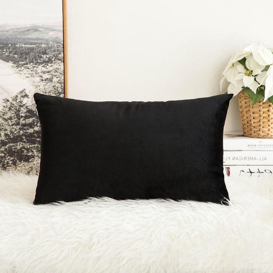 Wit gestreepte corduroy bohemian stijl kussenslopen voordeelset van 2 30 x 50 cm super zacht stijlvol en decoratief rechthoekig groot formaat zacht pluche voor bank en slaapbank boerderij hoes voor sierkussen 30x50