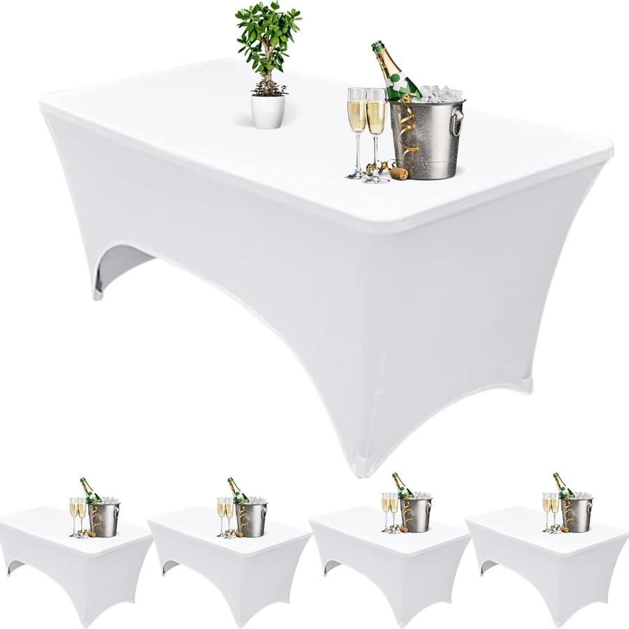 Wit Tafelkleed Premium Kwaliteit Elegant en Duurzaam 1 stuk