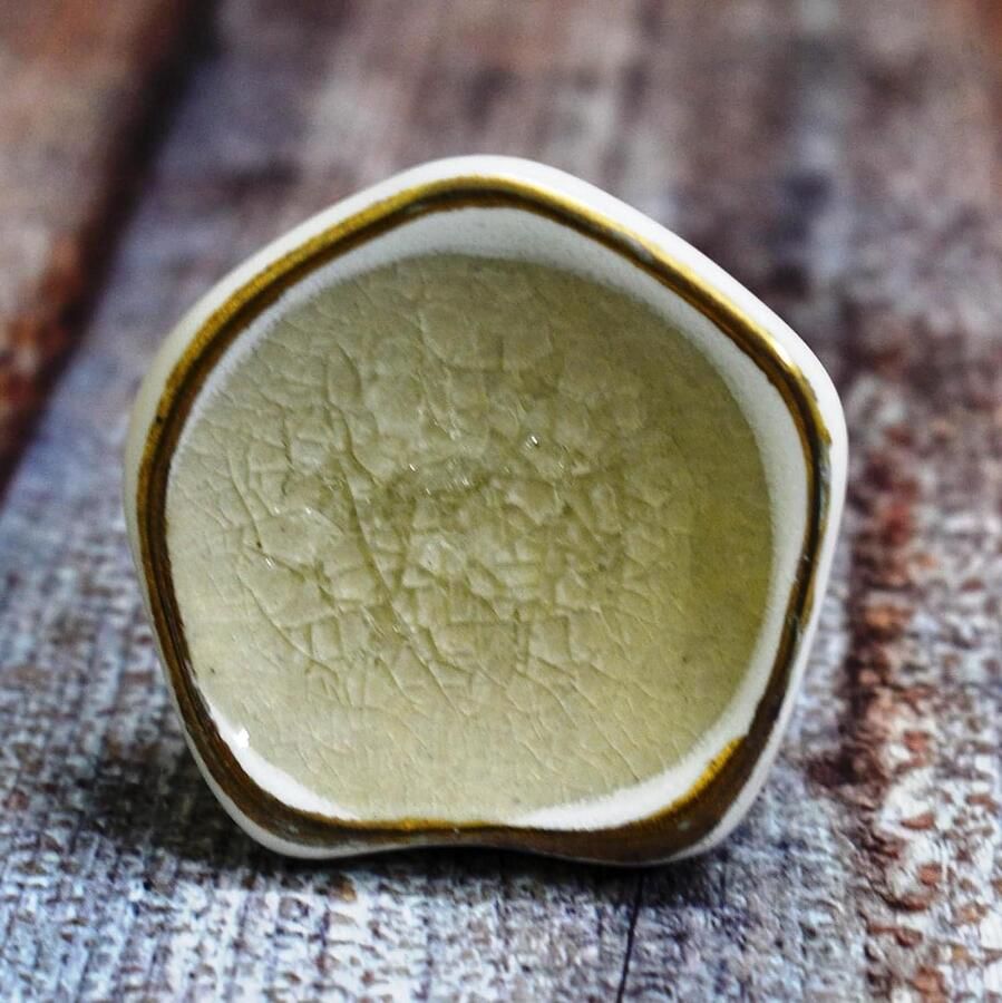 Wit zeeglas knop unieke decoratieve kasttrektrek mooie ladeknop dressoir trekknop