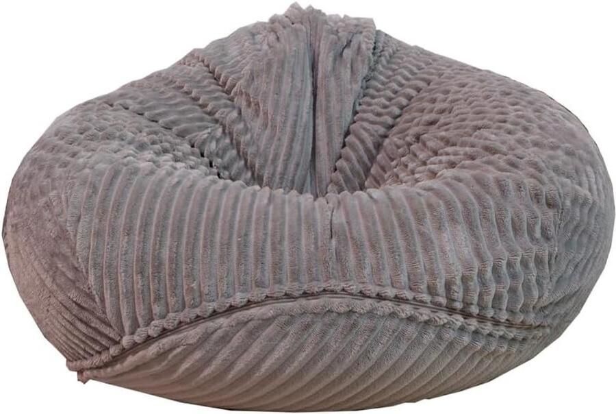 Without Filling Bean Bag Cover for Stuffed Animals Light Grey XL Size Children and Adults