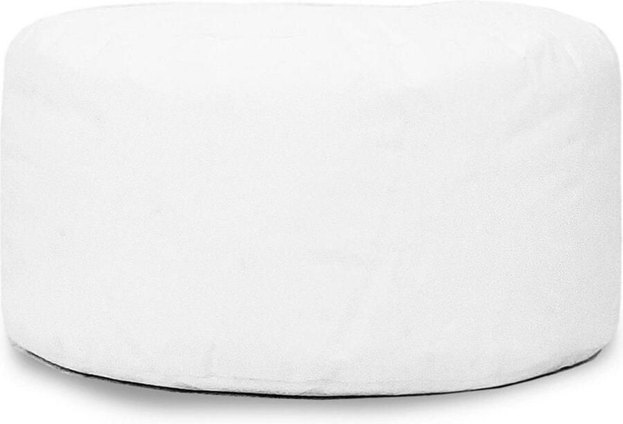 Rootz Living Rootz Witte Binnenpoef Rond Kusseninzet Kussenvulling Goede ondersteuning Ø60 x 30cm