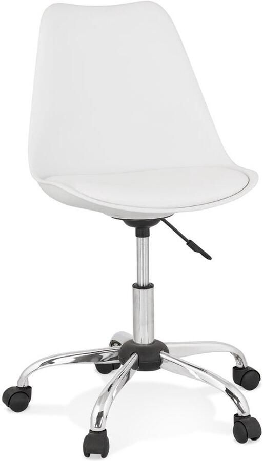 Witte Designbureaustoel Ergonomische Kantoorstoel Ultiem Comfort Modern en Stijlvol