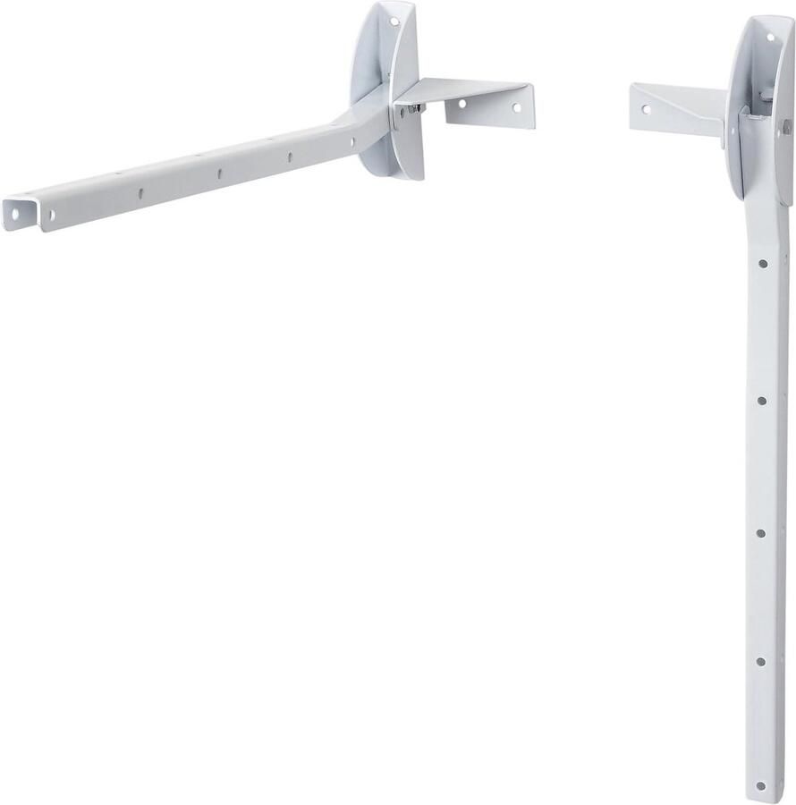 Witte Opvouwbare Muur Kleding Airer Ruimtebesparende Droogrek Opvouwbare kledingrek