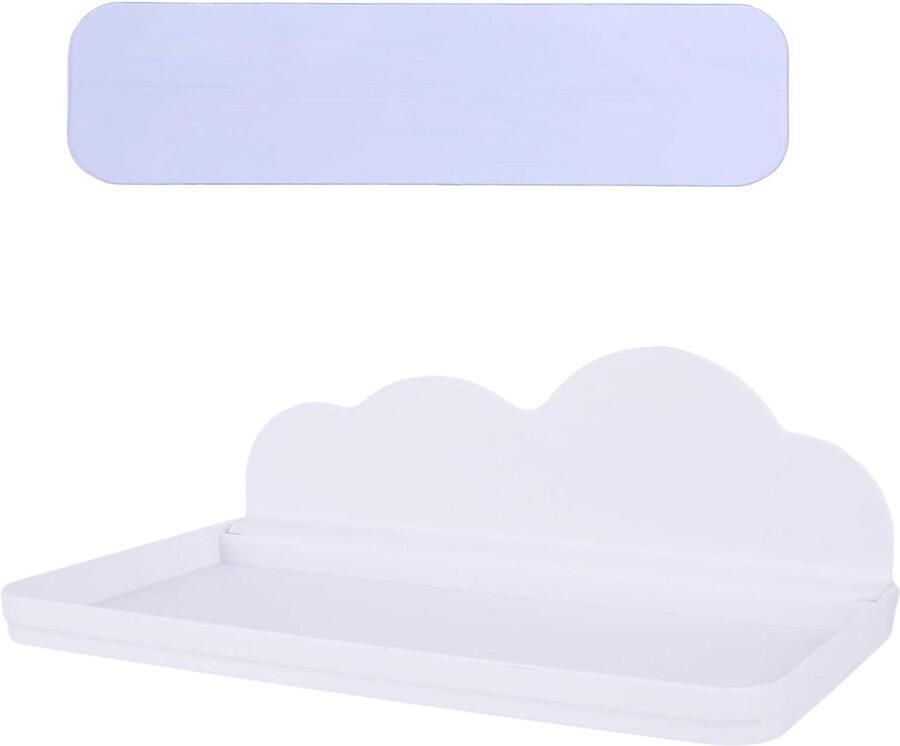 Witte zwevende wandplanken opvouwbaar drijvend rek wandmontage hangende displayplanken slaapkamer woonkamer badkamer keuken kantoor 30 x 167 cm Wandplanken & -rekken