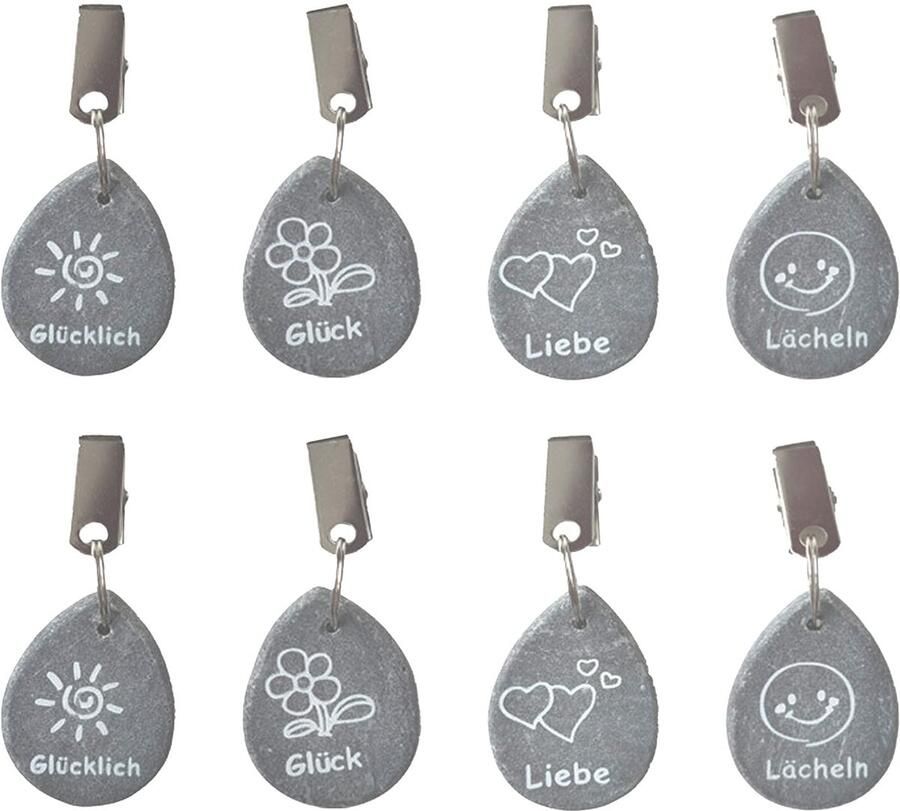 Wocpvm 8 stuks tafelkleedgewichten voor buiten tafelkleedgewicht stenen set zware tafelkleedhanger tafelkleedhouder tafelkleedgewicht buiten met clip voor familiefeest in de buitenlucht