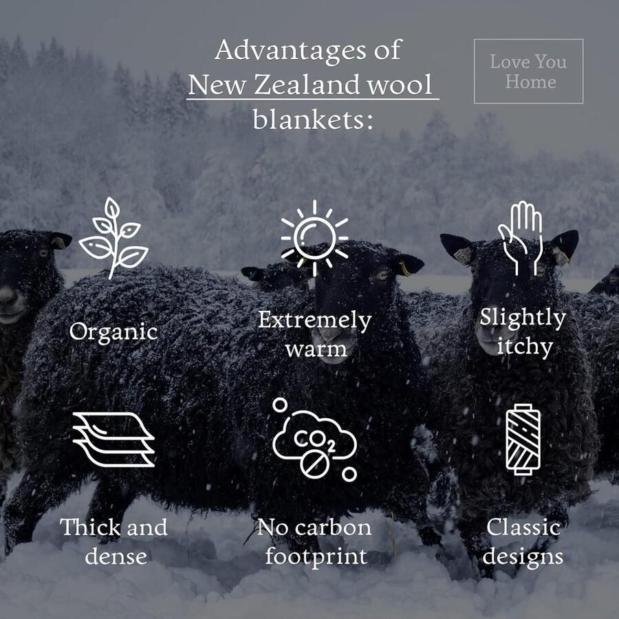 Wollen Plaid 100% Deken van Nature Wol voor Bed Sofa en Bank Grote Plaids Dekens & Spreien Warme Blanket van Naturel Schapenwol (140 x 200 cm Mosterd met Bruin Scandinavische Ruitpatroon)