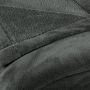 Wollige knuffeldeken 150 x 200 cm grijs deken bank warm woondeken zacht microvezel fleece Oeko-TEX Montreal - Thumbnail 1