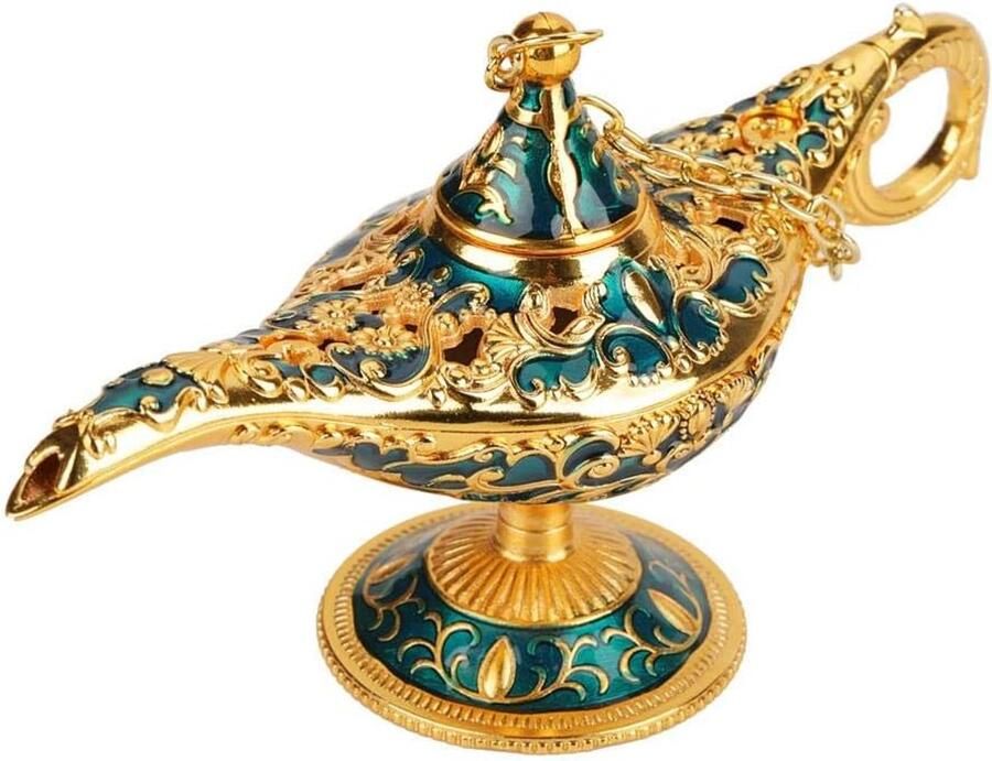 Wonderlamp Olie Lamp Collectie Zeldzaam Vintage Aladdin Magische Theepot