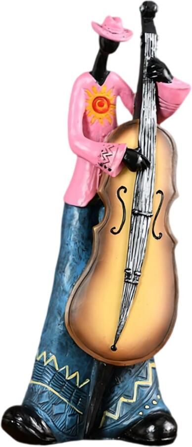 Woondecoratie Standbeeld Sculptuur Tuin Woonkamer Hal Kast Bureau Band Kunst Decoraties Band Gitaar