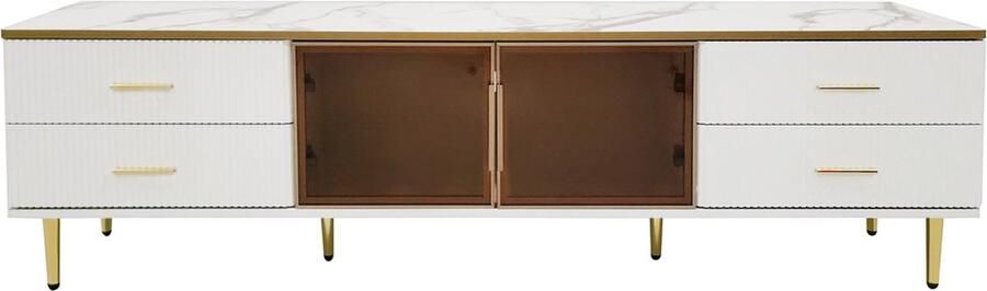 Zonder merk Gotagee Woonkamer set Salontafel TV-kast Lowboard Woonkamermeubels