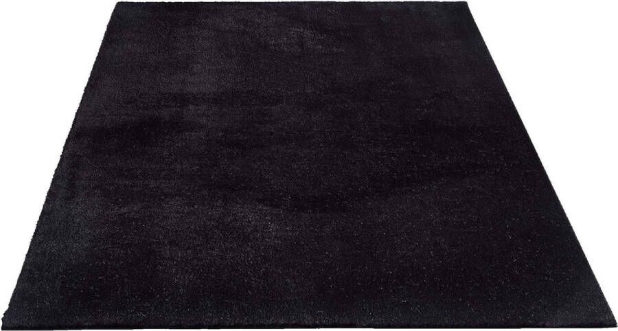Olivia woonkamer tapijt laagpolig 120x170 cm zwart - Foto 2