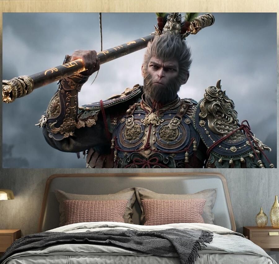 Wu Kong tapijt slaapzaal behang slaapbank handdoek hoes Home schilderij decoratie muur opknoping 110x150cm groot tapijt kinderkamer H 6