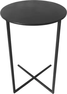 Plantenwinkel.nl Plantenwinkel Xavi plantentafeltje zwarte sidetable metaal 35x60 cm