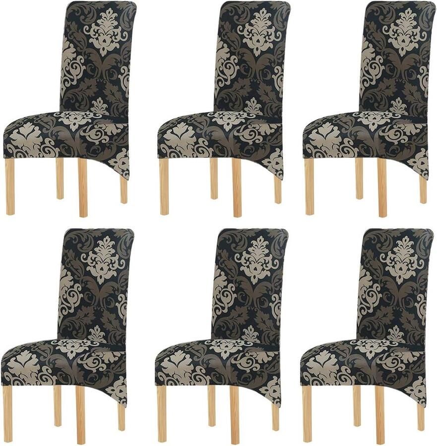XL Stoelhoezen voor Grote Eetkamerstoelen Set van 2 4 6 Stuks Bescherm en Verfraai Jouw Meubels