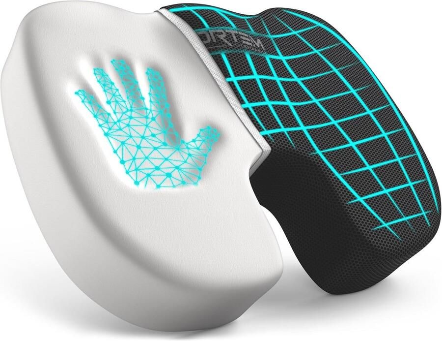 XL Zitkussen voor Bureaustoelen Memory Foam Antislip en Wasbare Hoes