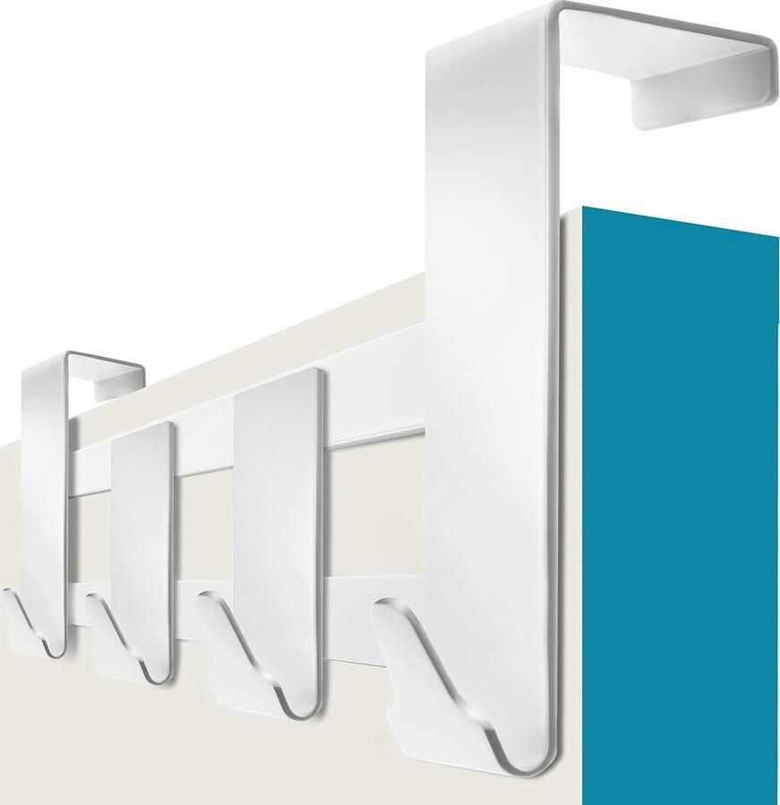 XXL Deurkapstok Met Antislip Pads Ruimtebesparende Deurhaken Voor Kleding