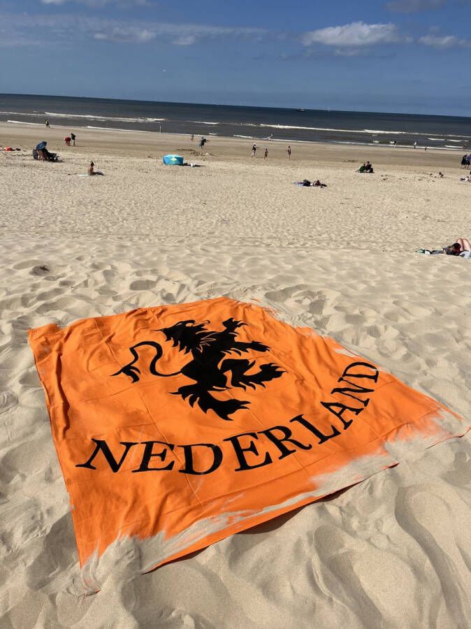 Ibiza laken Hamam doek Strandlaken bed overtrek schaduwdoek muur decoratie picknickkleed tafel kleed bankkleed 240 x 210 cm katoen XXL laken XXL Doek Oranje met Leeuw - Foto 2