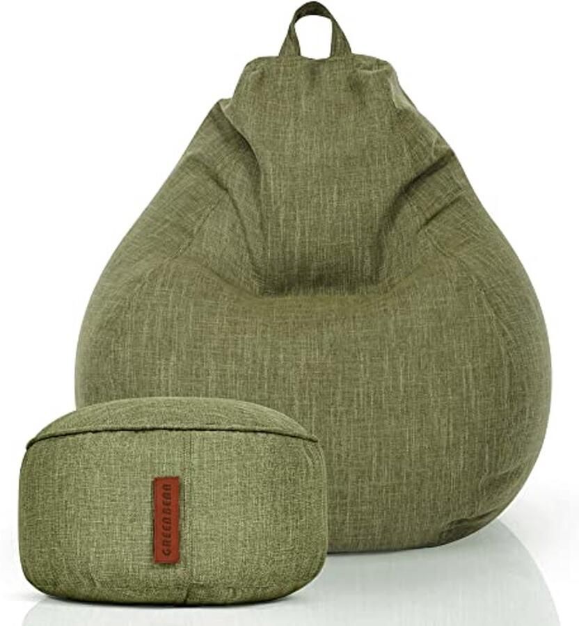 XXL Zitzak Set met Voetenbank Comfortabel en Stijlvol