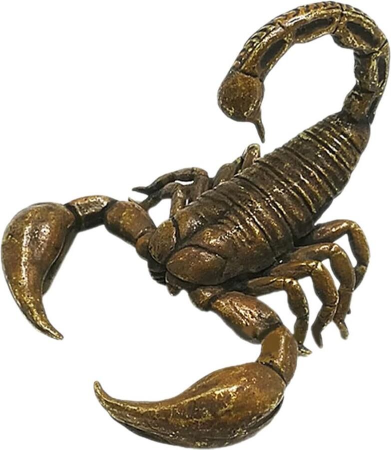 Yardwe Feng Shui Messing Minifiguur Kleine Dierenbeelden Rijkdom Welvaart Sculptuur Verzamelobjecten Souvenir Voor Thuis Kantoor Bureau