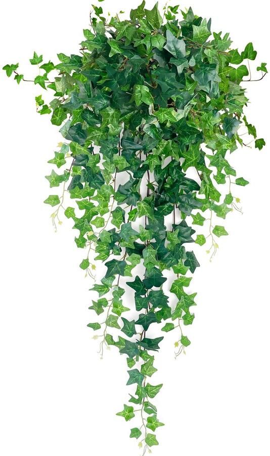 YMIFEEY Klimop Kunstmatige Hangplant 120cm Nep Klimop Garland Kunstmatige Plant Hangend Kunstmatige Wijnstokken Klimop Kunstmatige Klimop Kunstmatige Plant Kamerplanten voor Wandplank Balkon Kamerdecoratie