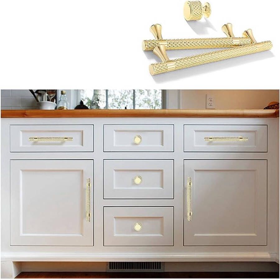 YNDD 6 stuks Meubelgrepen 192mm Cabinet Handvat Moderne Grijs Keukengrepen Zinklegering Kledingkast Deur Handgrepen Slaapkamer Ladekastgreep voor Keuken Badkamermeubels Kantoor Decoratieve