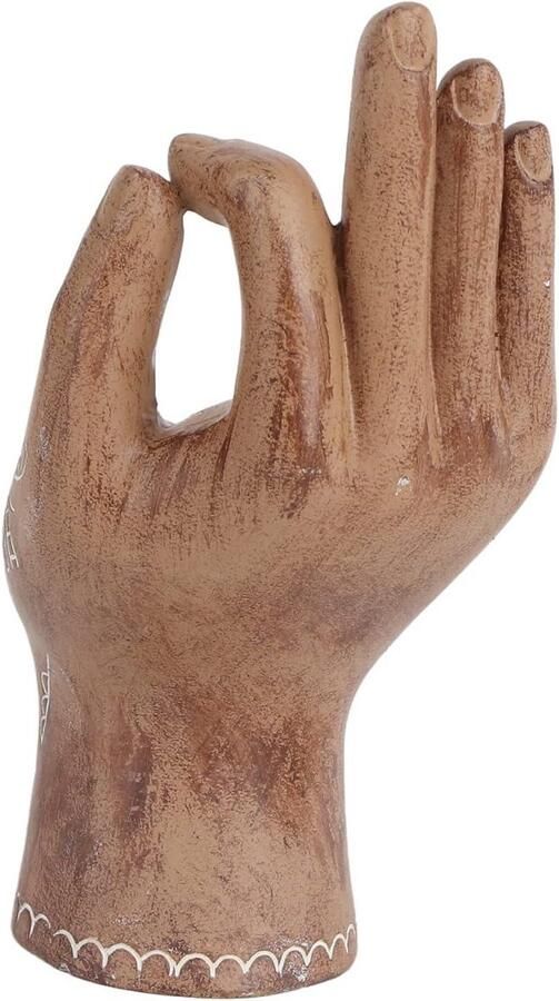 Yoga Boeddha Kandelaar Hand Vorm Familie Standbeeld voor op het Bureau Decoratief Kantoor Collectible Beeldjes