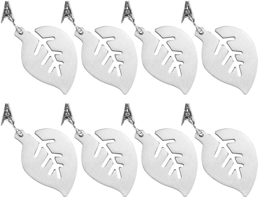 YYaaTING Pak van 8 roestvrijstalen tafelkleedgewichten