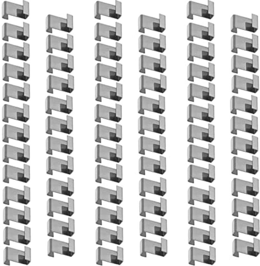 Z-draadklemmen voor glastuinen 75 stuks roestvrijstalen clips voor glasbevestiging