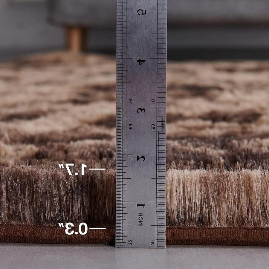 Zacht antislip yogamat vloerkleed voor slaapkamer en bank roze paars 140 x 140 cm