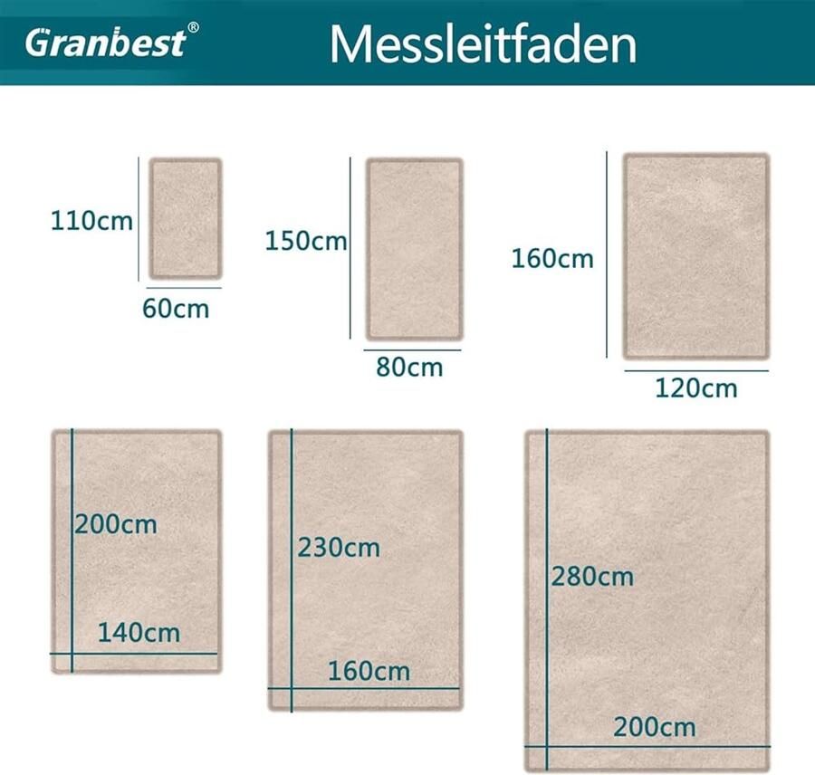 Zacht shaggy tapijt antislip multifunctioneel kleuren