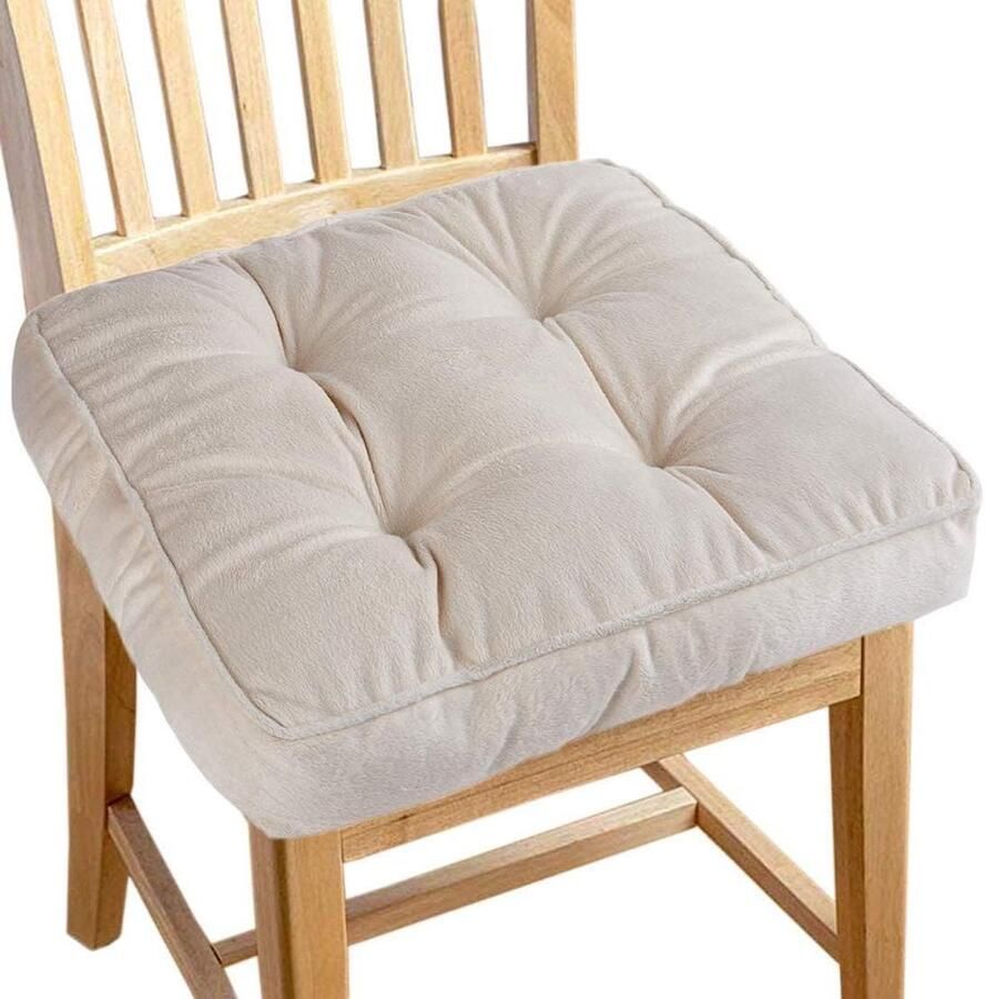 Zacht zitkussen met banden voor huis tuin auto kantoor eetkamerstoel bank Zitverhoging kussen 1 stuks