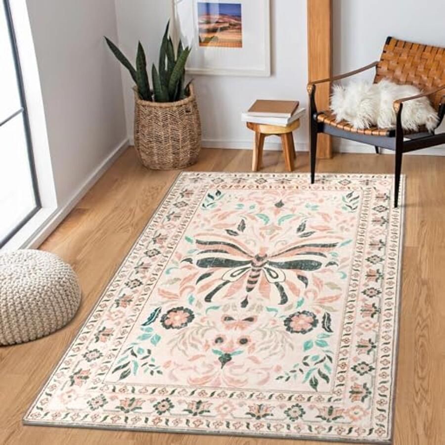 Zachte Antislip Wasbare Vloerkleed voor Woonkamer en Slaapkamer 120x180cm