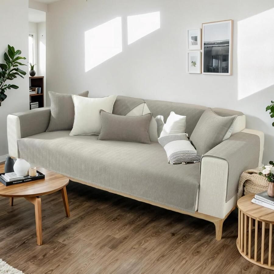 Zachte Chenille Bankhoes Antislip Waterbestendig en Huisdiervriendelijk voor 1 2 3 4 Zits Meubels