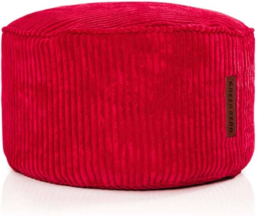 Zachte Corduroy Poef 25x45cm Wasbaar Vloerkussen voor Binnen en Buiten