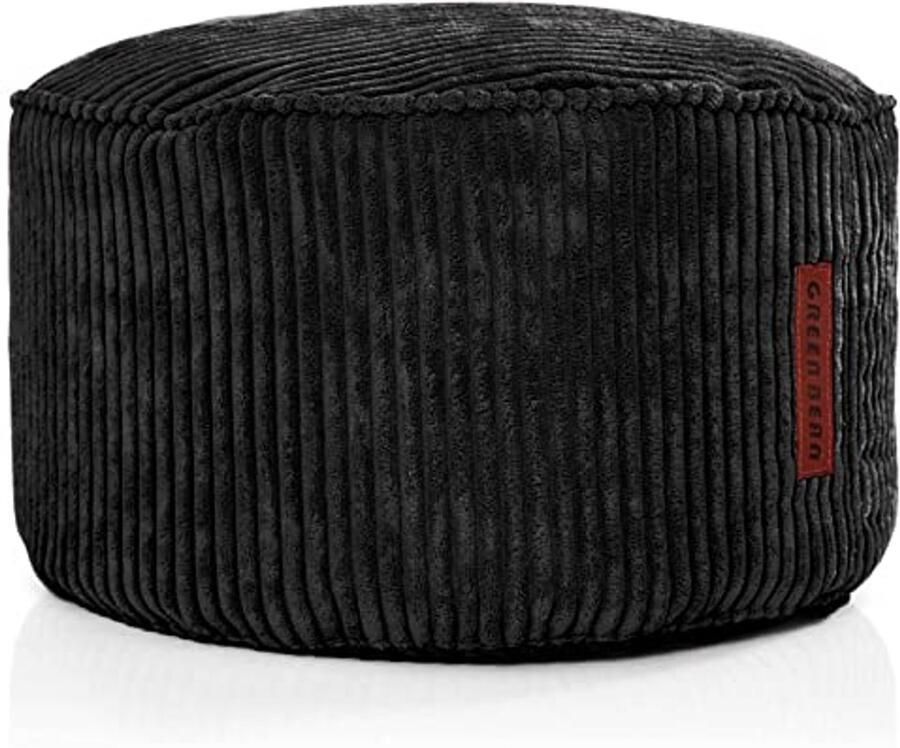 Zachte Indoor Poef 25x45cm met EPS Kralen Vulling en Corduroy Stof Wasbaar Vloerkussen voor Kinderen en Volwassenen