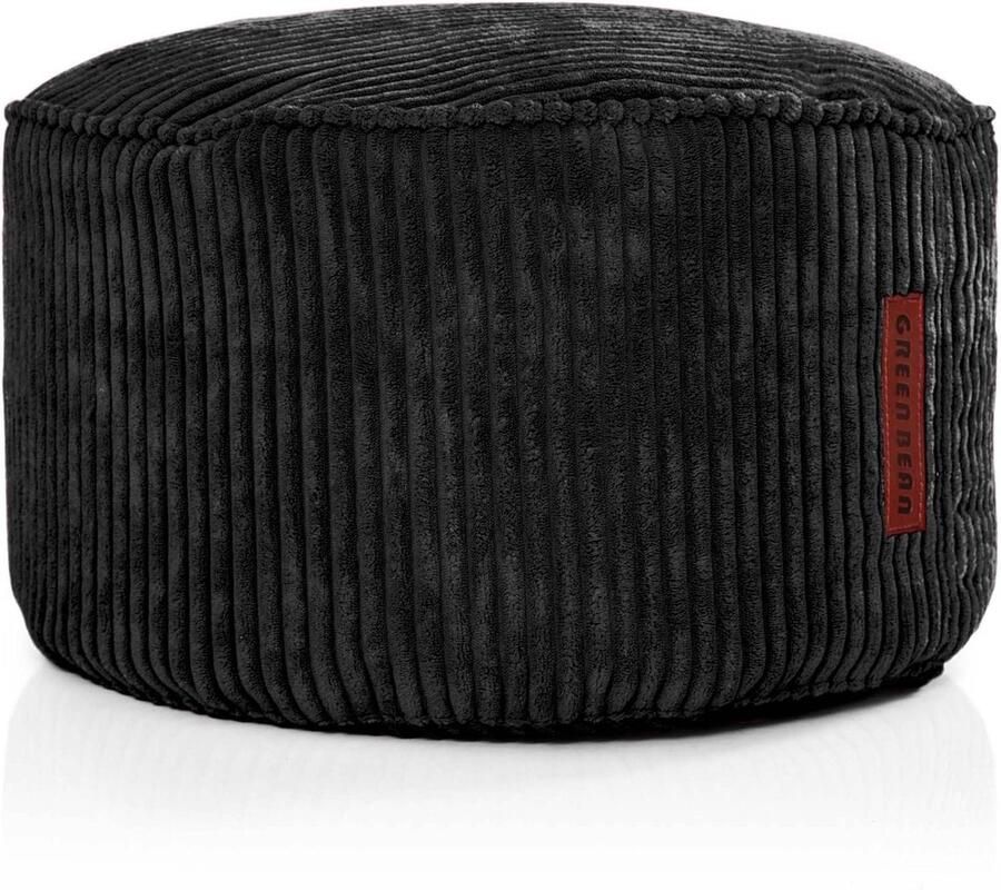Zachte Poef 45x25cm Multifunctionele Binnen Zitplek met Wasbare Corduroy Hoes