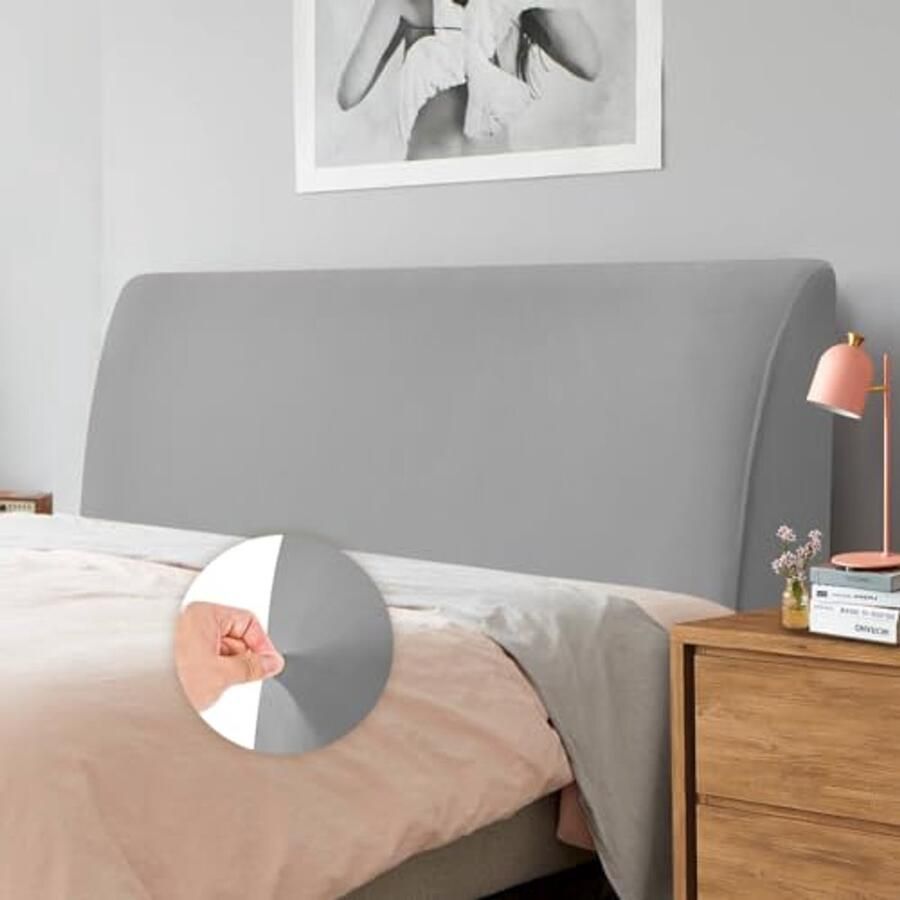 Zachte Stretch Velvet Hoofdbordhoes Stofbestendig Hoofdbord Voor Slaapkamer Geschikt Voor 120-140cm