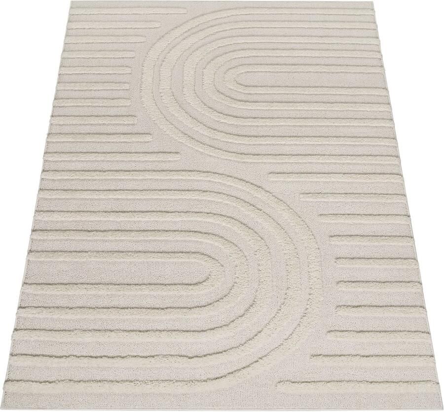 Zachte tapijt met high -pile minimalistische Scandinavische en geometrische patronen duurzaam en elegant