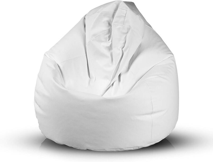 Zachte Zitzak van Kunstleer voor Binnengebruik Scheurvast en Vuilafstotend Comfortabele Polystyreen Vulling