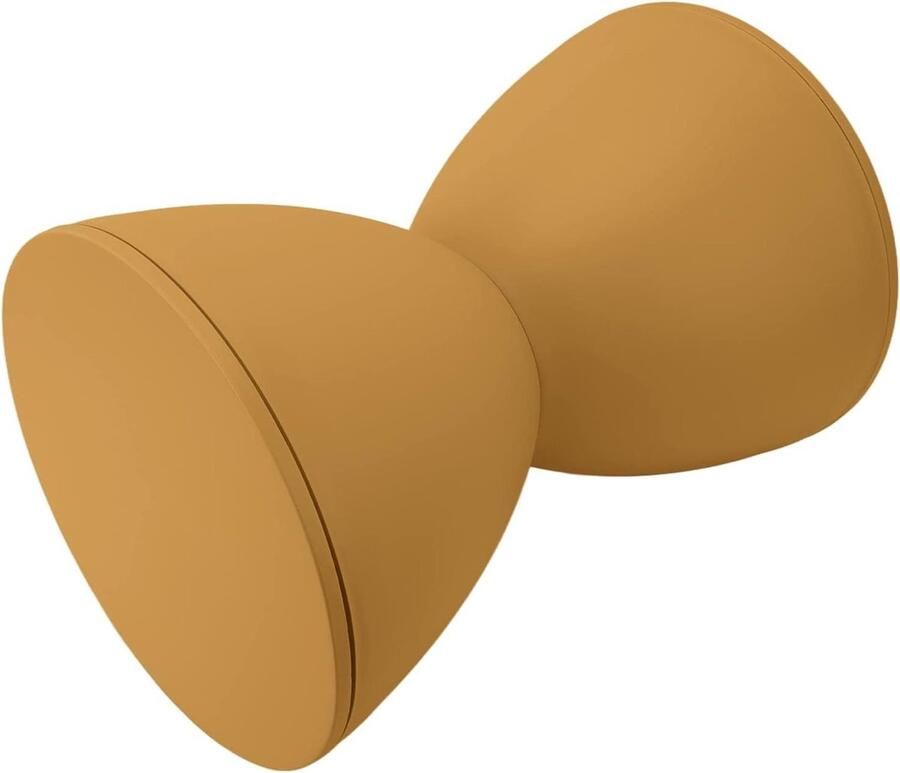 Zandlopervormige Kruk Kunststof Huisbarmeubilair Barkrukken Eenvoudige Scandinavische Stijl Huishoudelijke Ronde Kruk voor Paskamer Styling Krukmeubilair Gemberkleurig