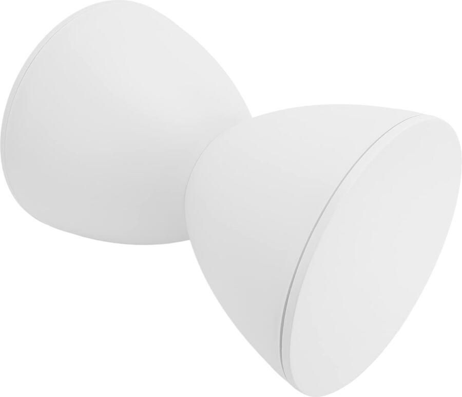 Zandlopervormige Kruk Type 001 Plastic Wit Creatief en Eenvoudig Ontwerp