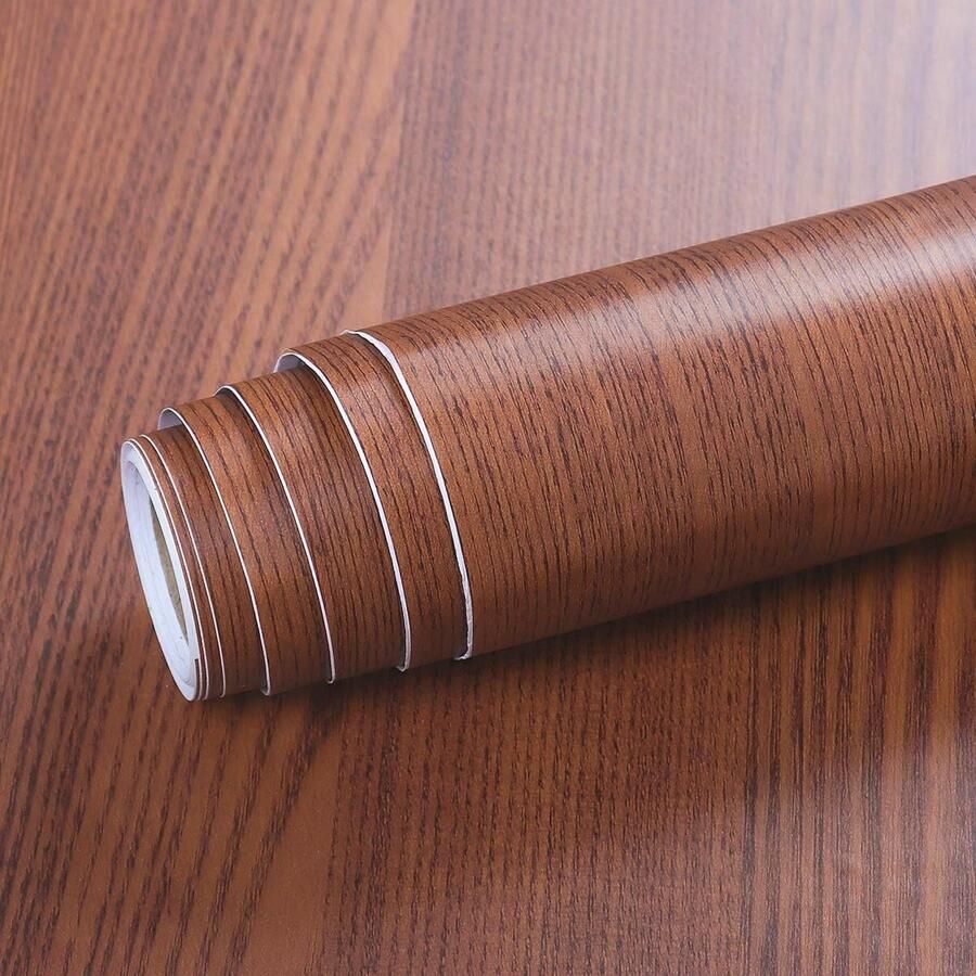 Zelfklevend Behang Voor Keuken & Meubels Waterdicht Contactpapier Met Hout Effect