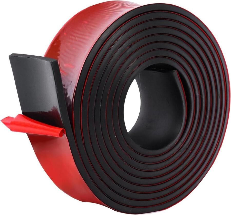 Zelfklevend neopreen kleeffolie rubberen rollen anti-vibratie antislipmatten afdichtingen vloerbedekkingen (50 mm x 3 mm x 3 m)