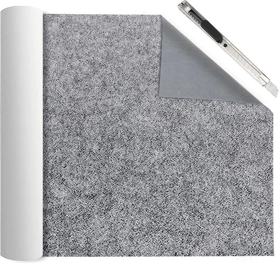 Zelfklevend Vilt Plakvilt 40 x 220 cm 2 mm Dik Multifunctioneel Stoelpoten Tafelpoten